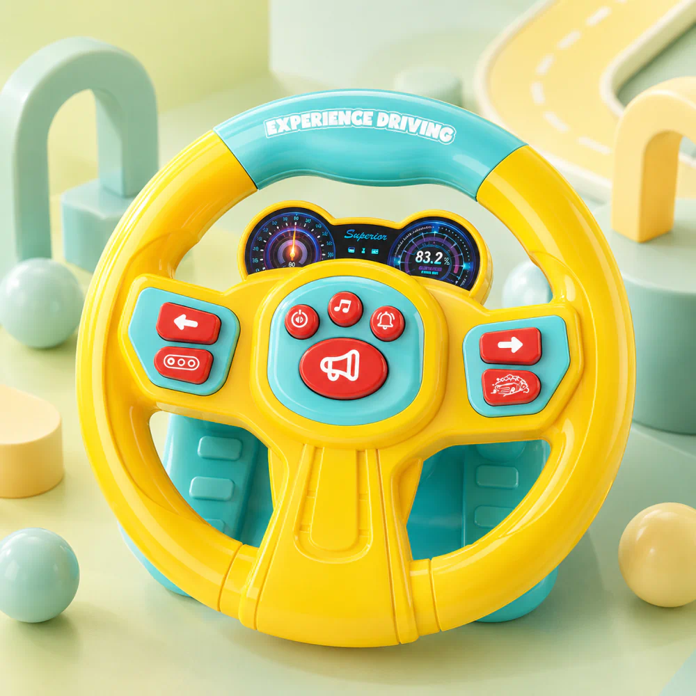 Kids Pretend Driving Steering Wheel Toy