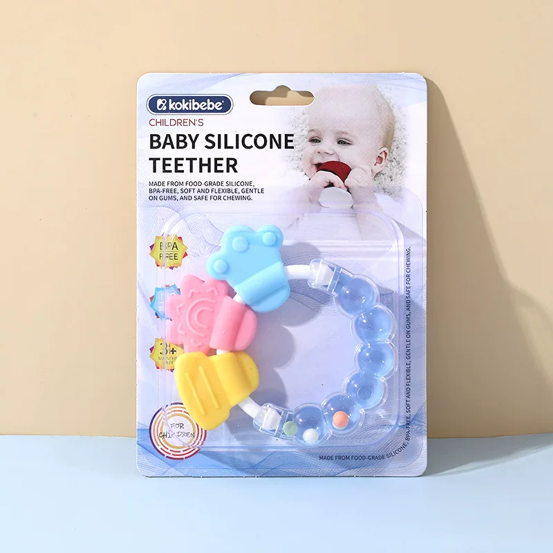 Baby Silicone Bell Teether
