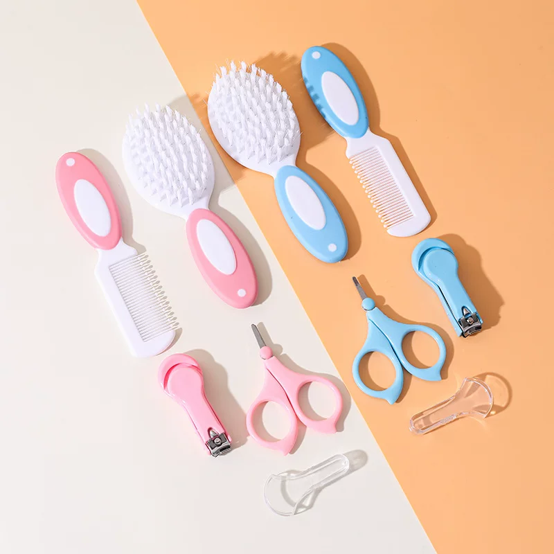 Baby Grooming Kit with Comb, Safety Scissors & Nail Clipper