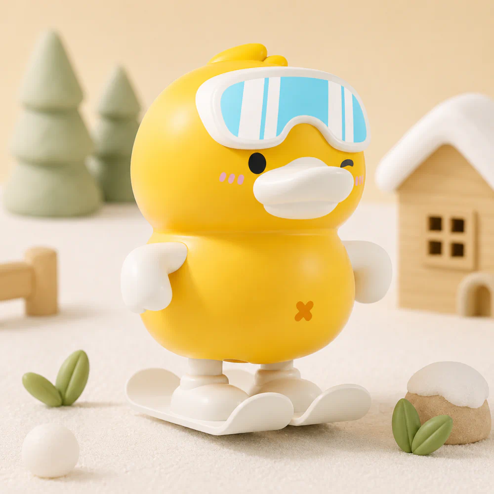 Cartoon Jumping Duck Wind Up Toy for Kids