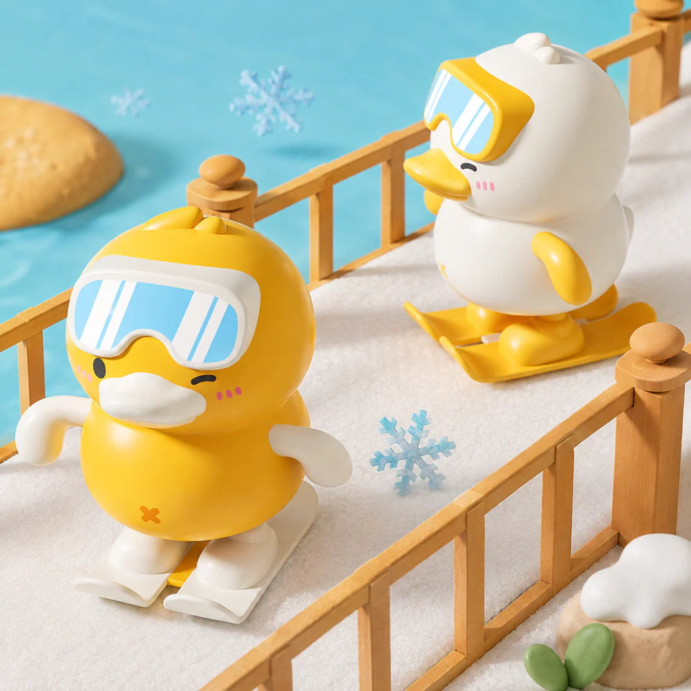 Cartoon Jumping Duck Wind Up Toy for Kids