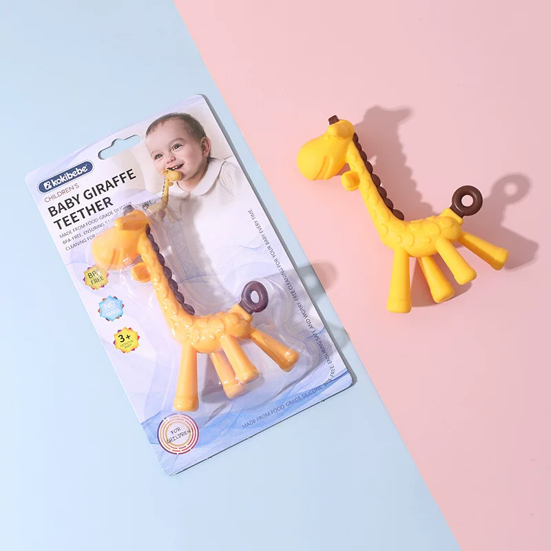 Baby Giraffe Silicone Teether