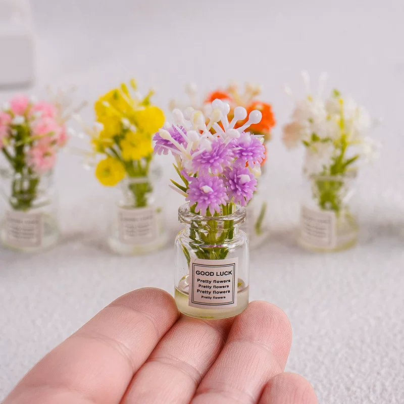 8 Piece Luminous Mini Flower Vase Set