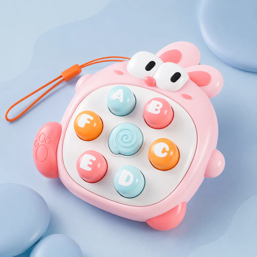Cute Animal Whack A Mole Press and Play Toy