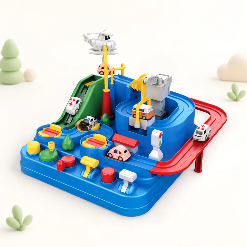 9-Level Car Adventure Track Toy