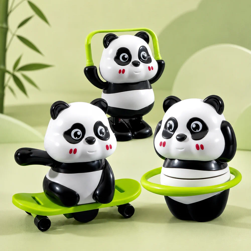3-Piece Panda Toy Set for Kids