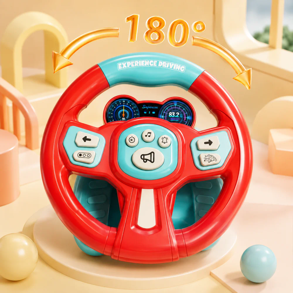 Kids Pretend Driving Steering Wheel Toy