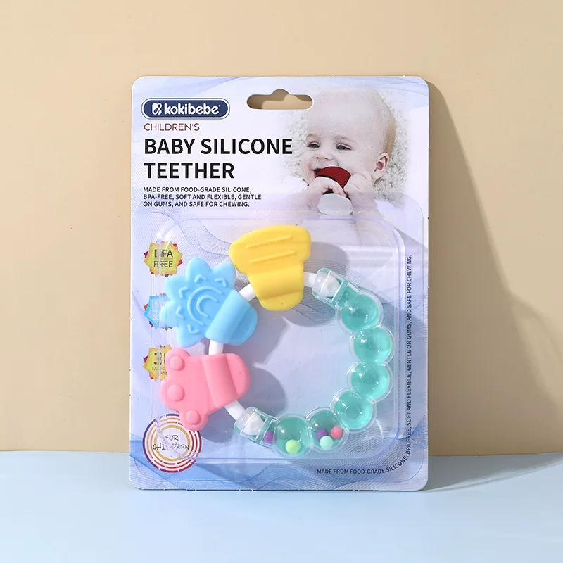 Baby Silicone Bell Teether
