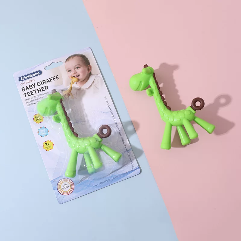 Baby Giraffe Silicone Teether