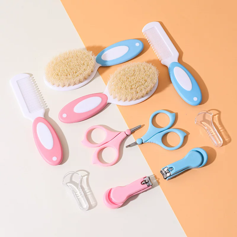 Baby Grooming Kit with Comb, Safety Scissors & Nail Clipper