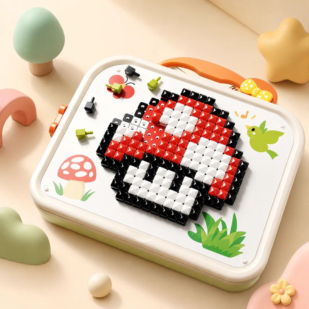 Mushroom Nail Puzzle 493 Piece Set